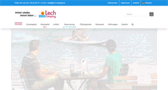 Desktop Screenshot of lech-camping.de