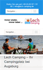 Mobile Screenshot of lech-camping.de